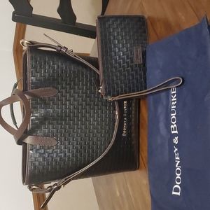 Donney & Bourke tote wristlet & dustbag